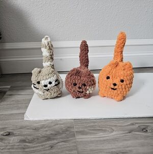 Handmade Crochet Cat Plushies
